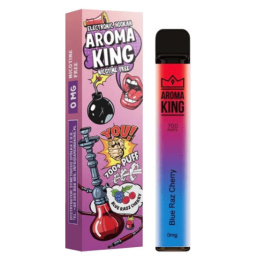 Aroma King Hookah 700+ 0mg- Blue Razz Cherry