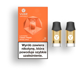 Wkłady do Vuse ePod z aromatem: Classic Peach vPro 18mg/ml (2 szt.)