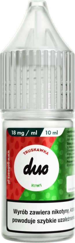 Liquid Duo Nicotine 10ml - Truskawka Kiwi 18mg