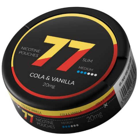 Woreczki nikotynowe 77 Cola Vanilla 20mg | E-LIQ