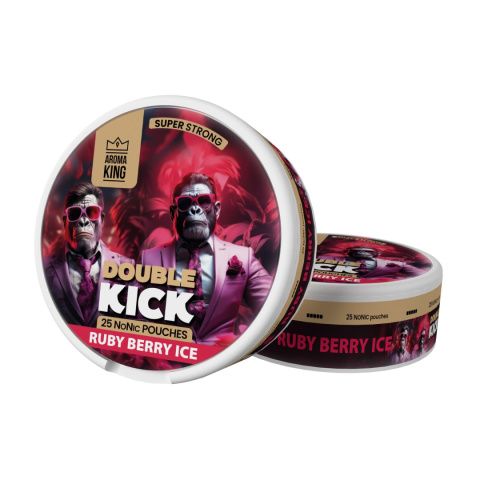 Woreczki Nikotynowe Aroma King Double Kick - Rubby Berry Ice 10mg NoNic | E-liq