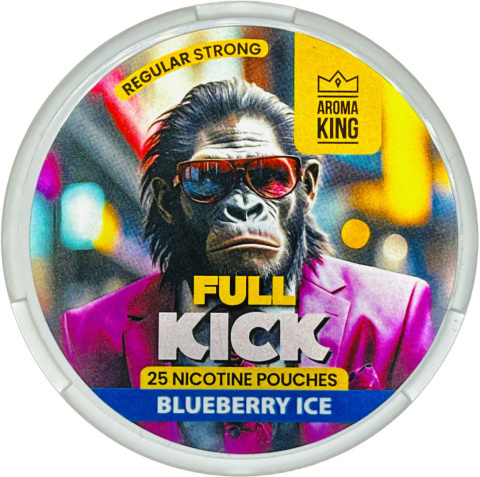 Woreczki Nikotynowe Aroma King Full Kick - Blueberry Ice 20mg | E-LIQ