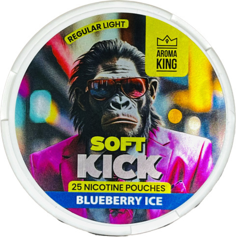 Woreczki Nikotynowe Aroma King Soft Kick - Blueberry Ice 10mg | E-LIQ