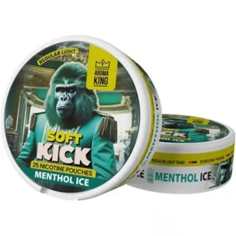 Woreczki Nikotynowe Aroma King Soft Kick - Menthol Ice 10mg | E-LIQ