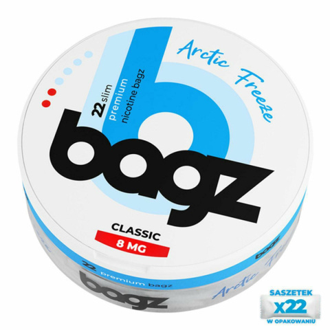 Woreczki Nikotynowe BAGZ Arctic Freeze Classic 8 mg | E-LIQ