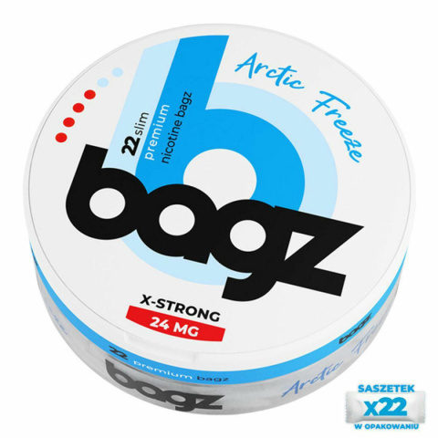 Woreczki Nikotynowe BAGZ Arctic Freeze X-Strong 24 mg | E-LIQ