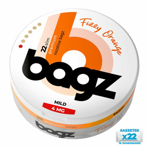 Woreczki Nikotynowe BAGZ Fizzy Orange MILD 4 mg | E-LIQ