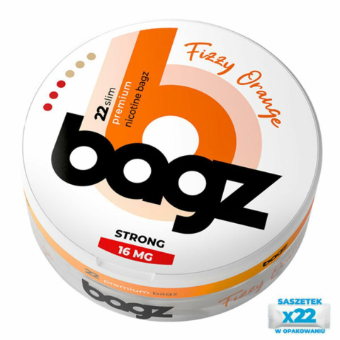 Woreczki Nikotynowe BAGZ Fizzy Orange STRONG 16 mg | E-LIQ