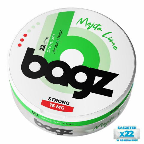 Woreczki nikotynowe BAGZ Mojito Lime STRONG 16 mg | E-LIQ