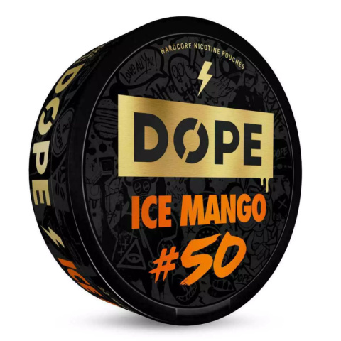 Woreczki nikotynowe DOPE - Ice Mango 50 mg/g | E-LIQ