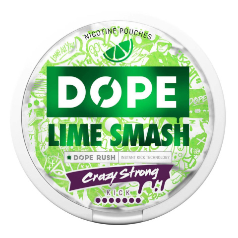 Woreczki nikotynowe DOPE - Lime Smash 28,5 mg/g | E-LIQ