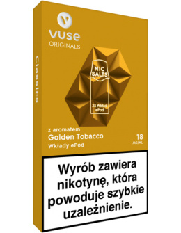Vuse ePod Golden Tobacco 18mg /ml (2 szt.)