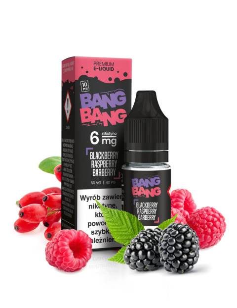 Liquid BANG BANG Blackberry Raspberry Barberry 10ml 6mg | E-LIQ