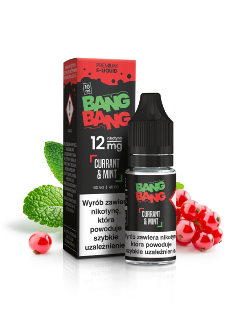 Liquid BANG BANG 10ml Currant & Mint 12mg | E-LIQ