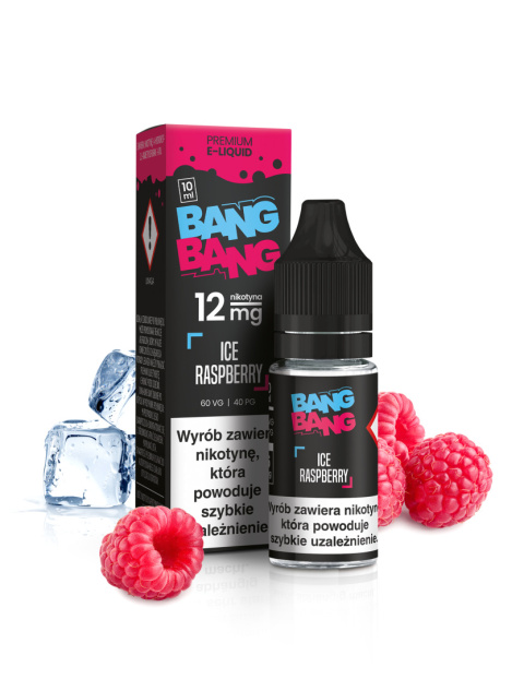 Liquid BANG BANG 10ml Ice Raspberry 12mg | E-LIQ