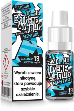 Extreme Vapour - Menthol 18 mg 10 ml