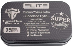 Bawełna Elite Single Baby Head 100% Organic Cotton Premium Laces - THC