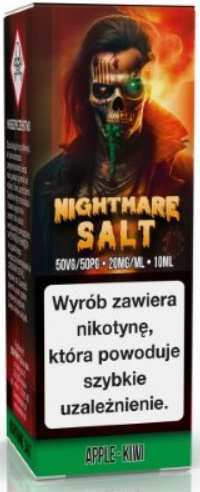 NIGHTMARE - 10ml Apple Kiwi 20mg Salt