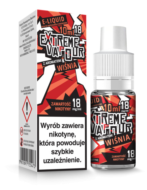 Extreme Vapour - Wiśnia 6 mg 10 ml