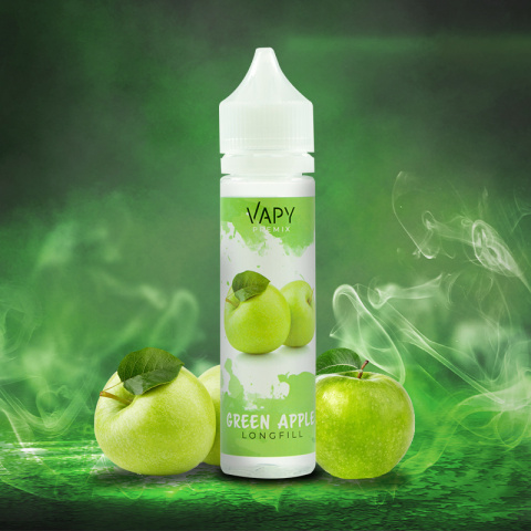 Longfill VAPY Premix 10/60ml - Green Apple