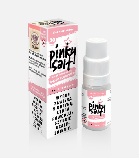 Liquid Pinky Vape Salt - 10ml Jagody Pomarańcza 20mg | E-LIQ