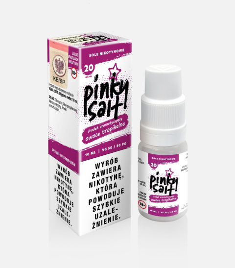 Liquid Pinky Vape Salt - 10ml Owoce tropikalne 20mg | E-LIQ