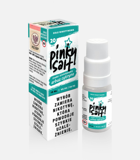 Liquid Pinky Vape Salt - 10ml Arbuz Cytryna 20mg | E-LIQ