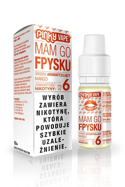 Liquid Pinky Vape Mam Go Fpysku 6mg 10ml