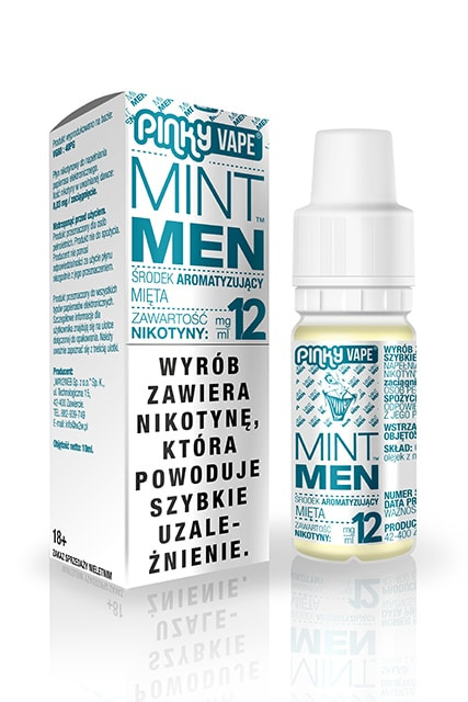 Liquid Pinky Vape Mintmen 12mg 10ml 