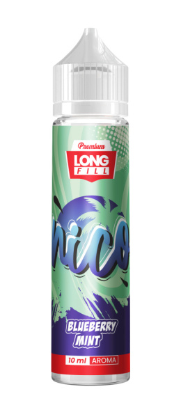 Longfill Nico 10/60ml - BLUEBERRY MINT