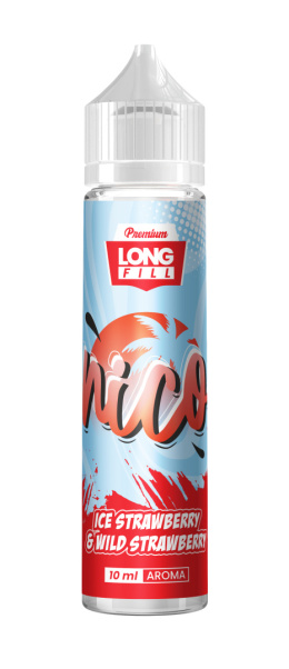 Longfill Nico 10/60ml - ICE STRAWBERRY & WILD STRAWBERRY