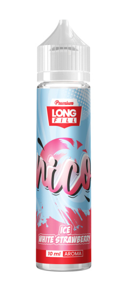 Longfill Nico 10/60ml - ICE WHITE STRAWBERRY