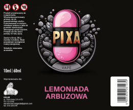 Longfill PIXA 10/60ml - Arbuzowa Lemoniada