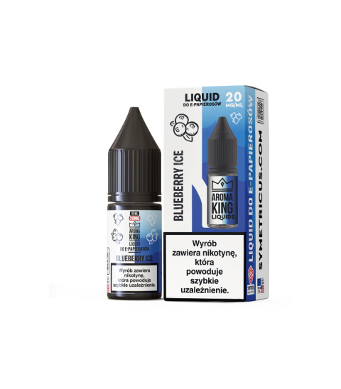 Liquid Aroma King Salt 20 mg 10 ml - Blueberry Ice | E-LIQ