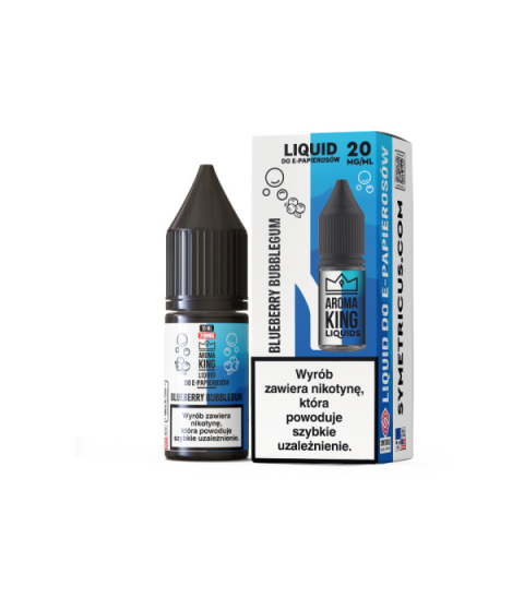 Liquid Aroma King Salt 20 mg 10 ml - Blueberry Bubblegum | E-LIQ