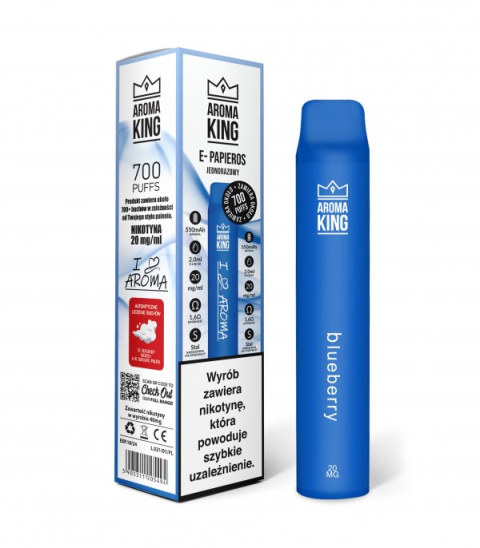 I Love Aroma King 700 puffs - Blueberry 20mg