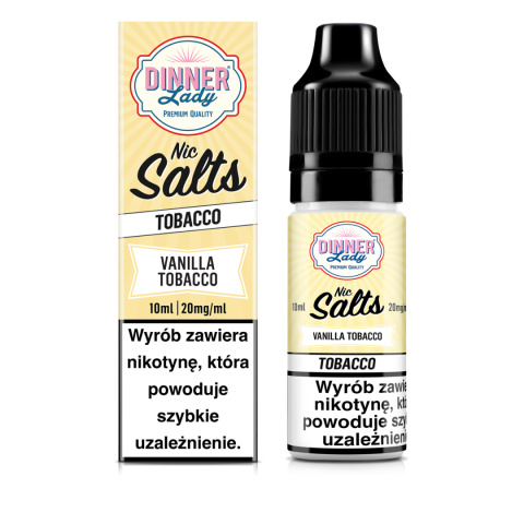 Liquid Dinner Lady Salt 20mg - Vanilla Tobacco | ELIQ Vape Shop