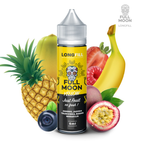 Longfill Full Moon 6/60 ml - Yellow Just Fruit | E-LIQ Vape Shop