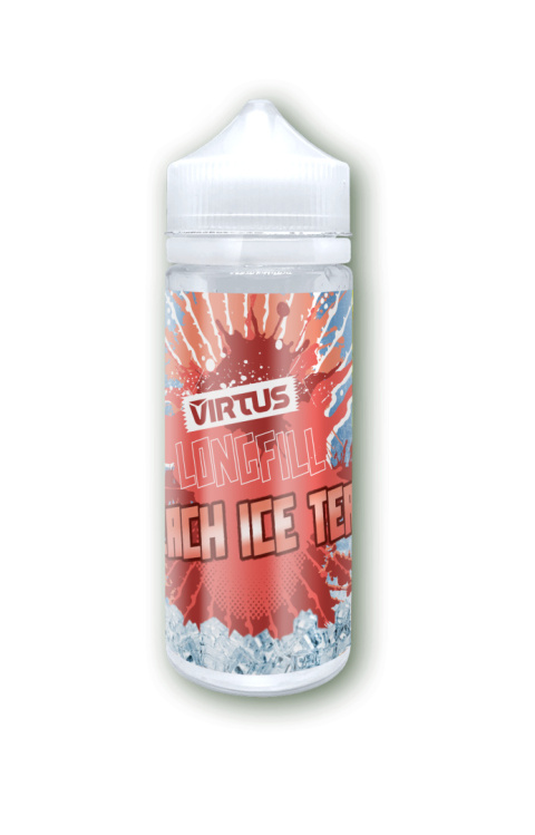 Longfill Virtus 6/120 ml - Peach Ice Tea | E-LIQ Vape Shop
