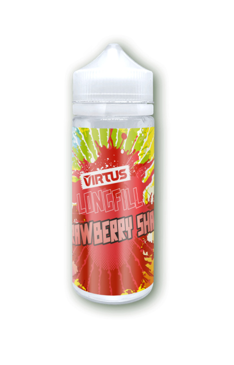 Longfill Virtus 6/120 ml - Strawberry Shake | E-LIQ Vape Shop