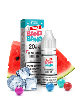 Liquid Bang Bang Salt 20mg 10ml - Ice Watermelon Bubblegum
