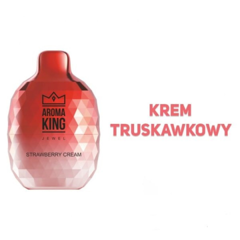 Aroma King 8000 puffs 0mg - Strawberry cream