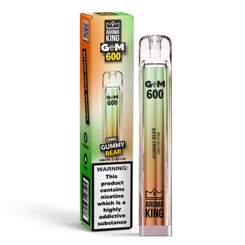 Aroma King Gem 700 puffs 0mg (bez nikotyny) - Gummy Bear | E-LIQ