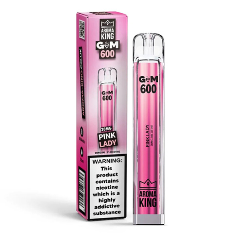 Aroma King Gem 700 puffs 0mg (bez nikotyny) - Pink Lady | E-LIQ