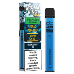 Aroma King Hookah 700+ 0mg - Blackcurrant Ice