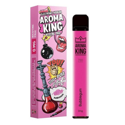 Aroma King Hookah 700+ 0mg - Bubble Gum | E-LIQ