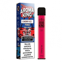 Aroma King Hookah 700+ 0mg - Cherry Ice