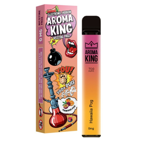 Aroma King Hookah 700+ 0mg - Hawaiia Pog | E-LIQ