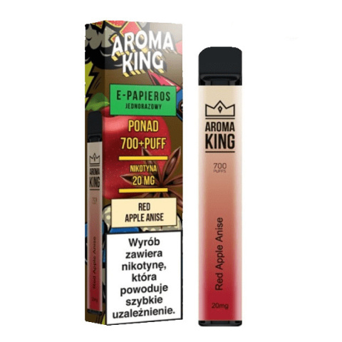 Aroma King Hookah 700+ 0mg - Red Apple Anise | E-LIQ
