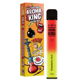 Aroma King Hookah 700+ 0mg - Strawberry Bull